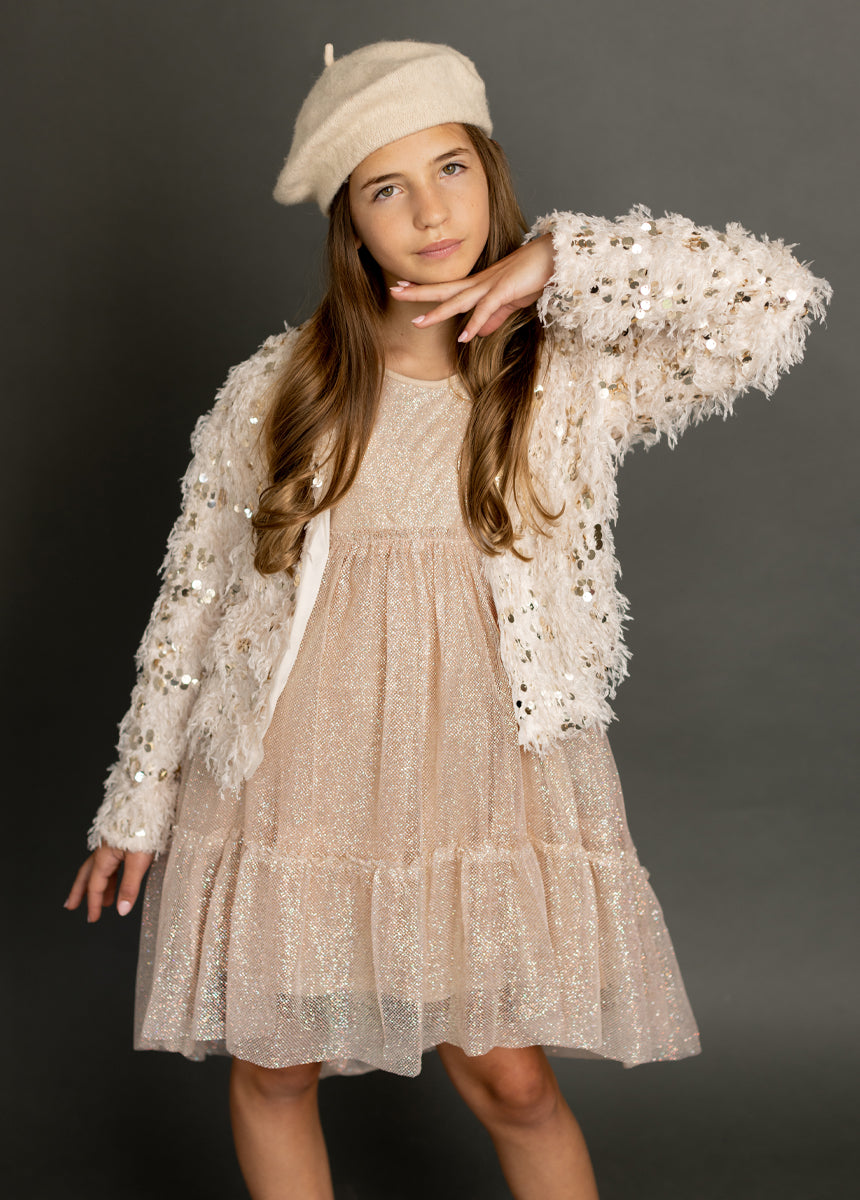 Andra Dress in Champagne-My Prom Time