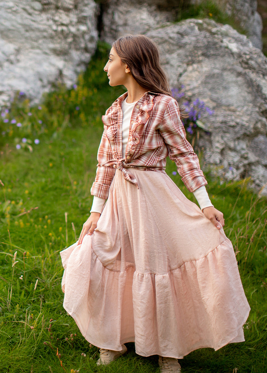 Annabel Skirt in Blush-My Prom Time