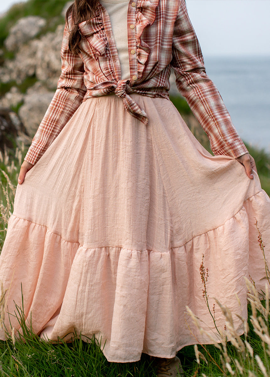 Annabel Skirt in Blush-My Prom Time