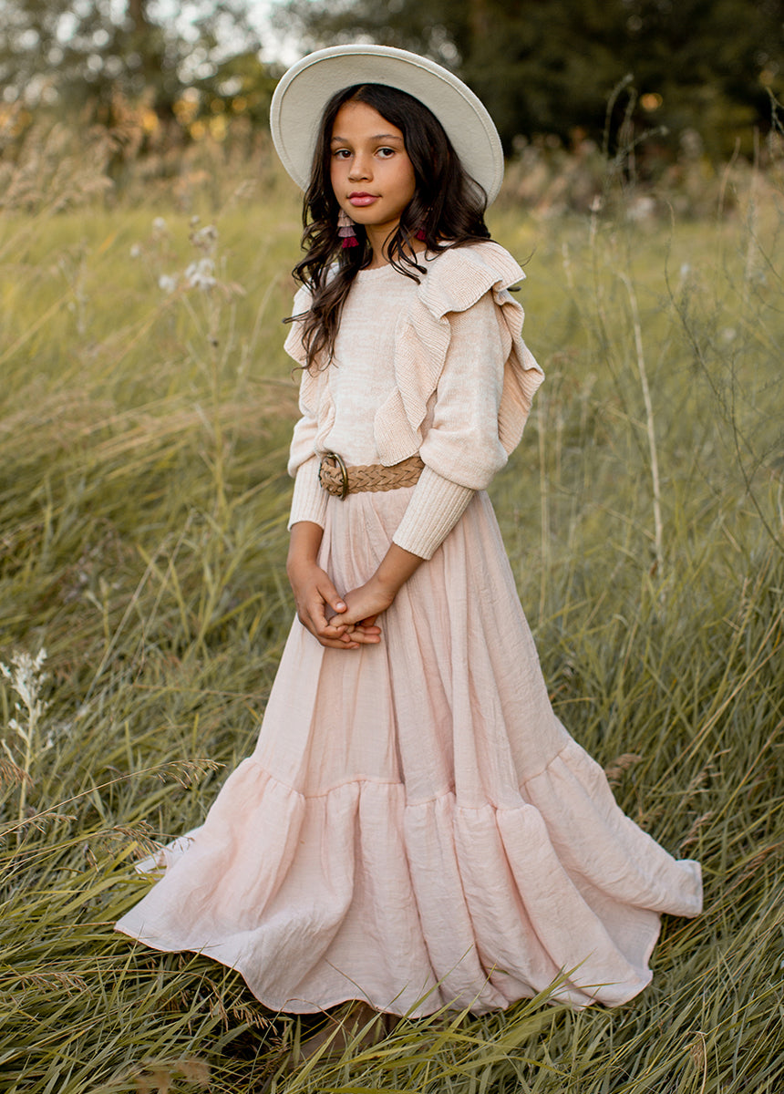 Annabel Skirt in Blush-My Prom Time