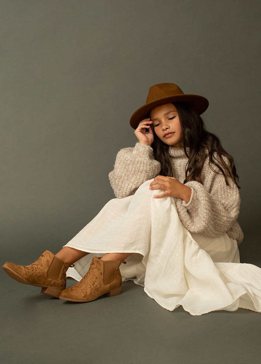 Annabel Skirt in Cream-My Prom Time