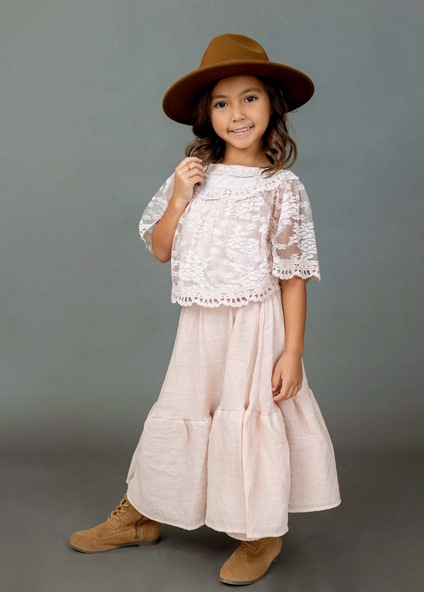 Annabel Skirt in Blush-My Prom Time