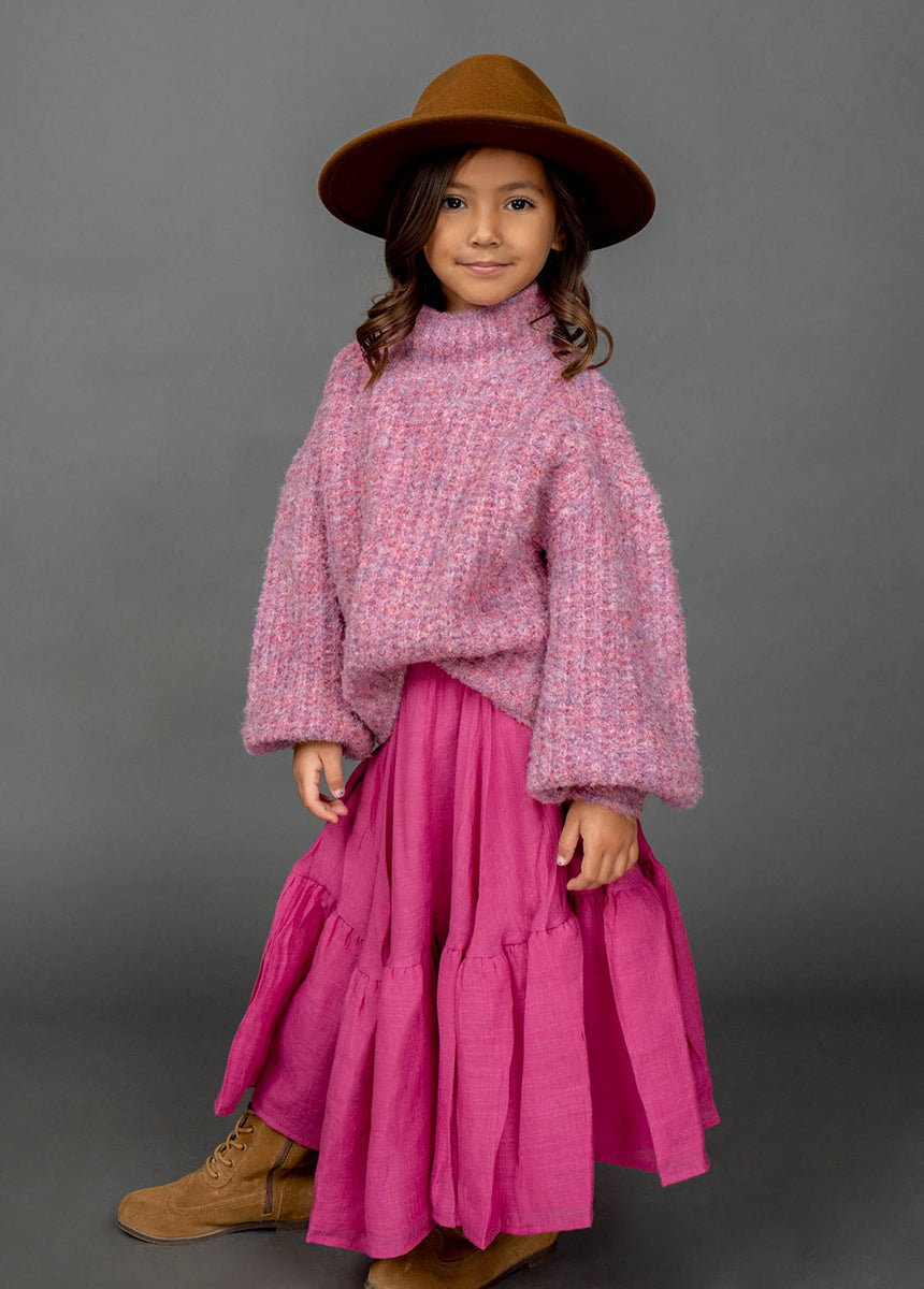 Annabel Skirt in Mulberry-My Prom Time