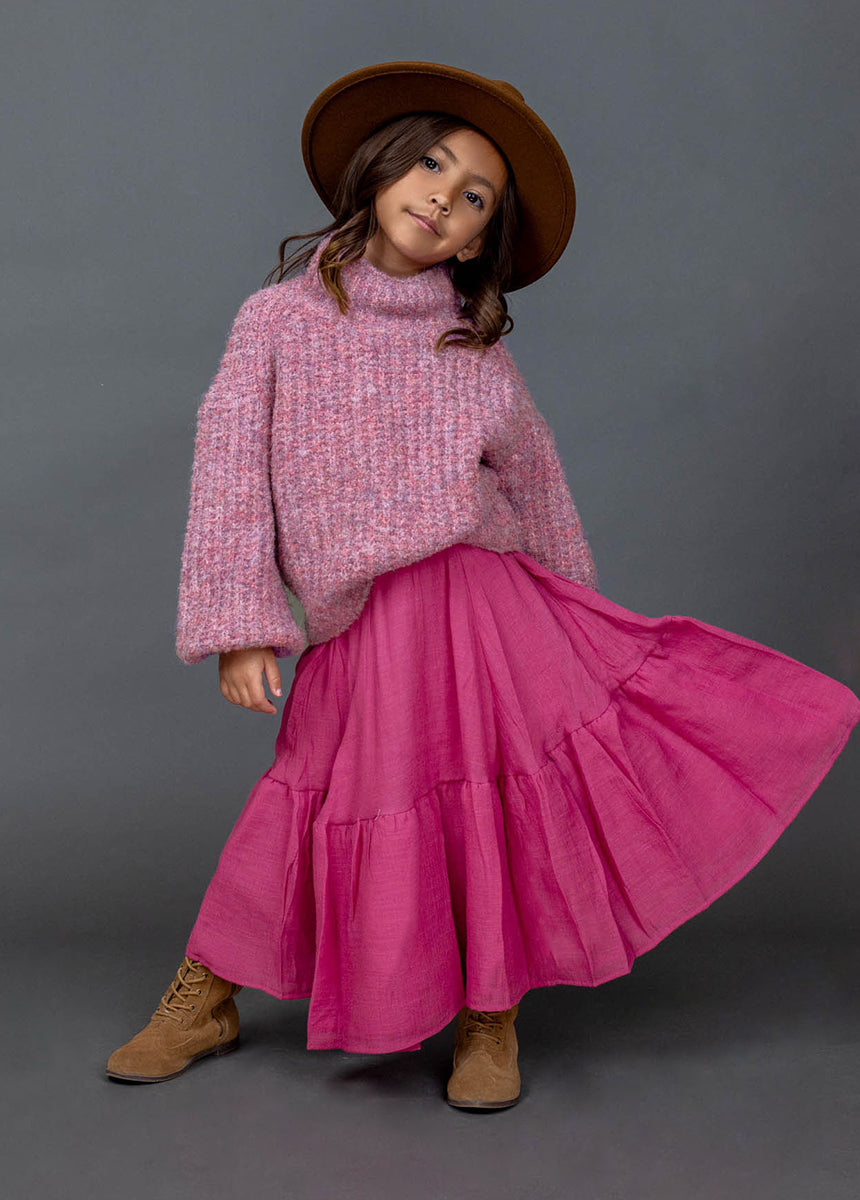 Annabel Skirt in Mulberry-My Prom Time