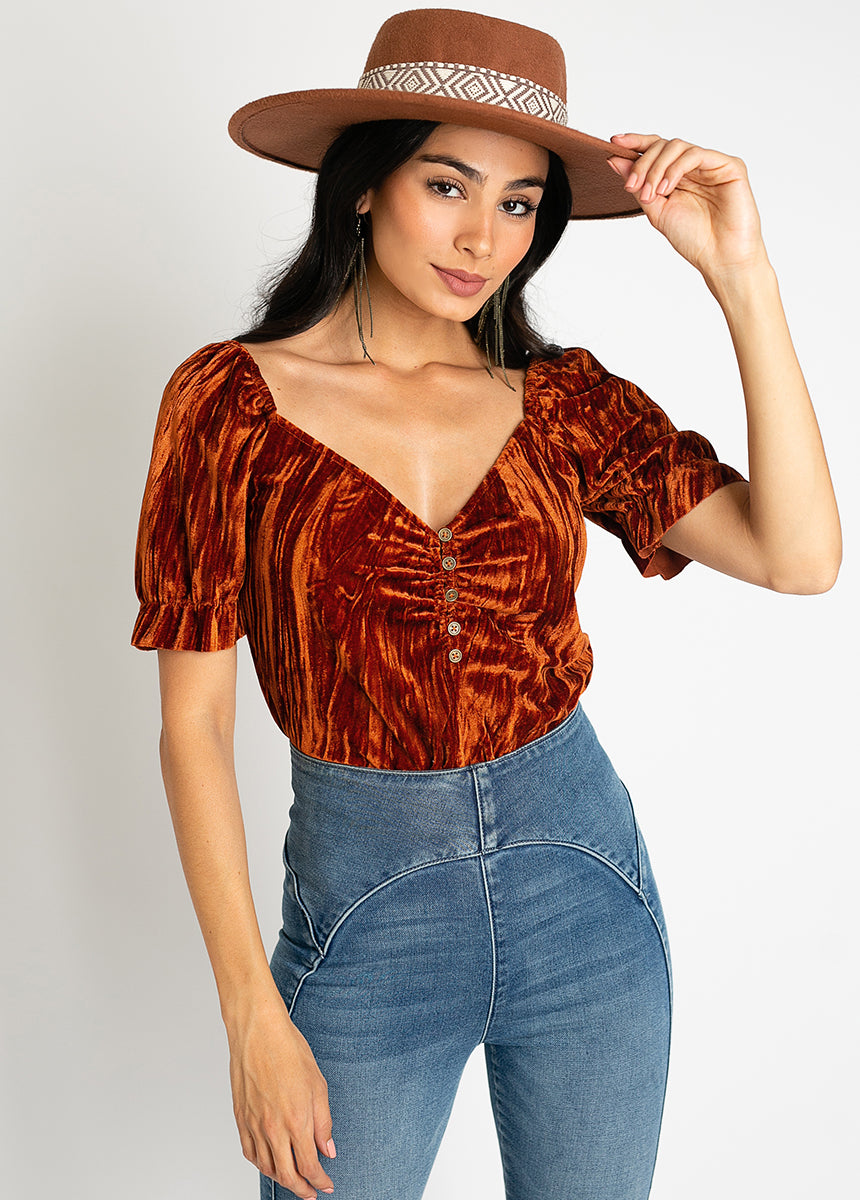 Maye Hat in Cinnamon-My Prom Time