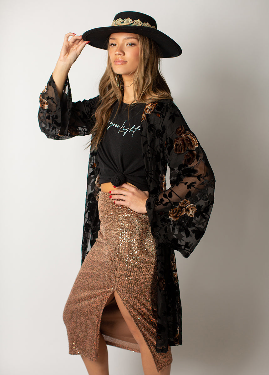 Halo Bridal Hat in Black-My Prom Time