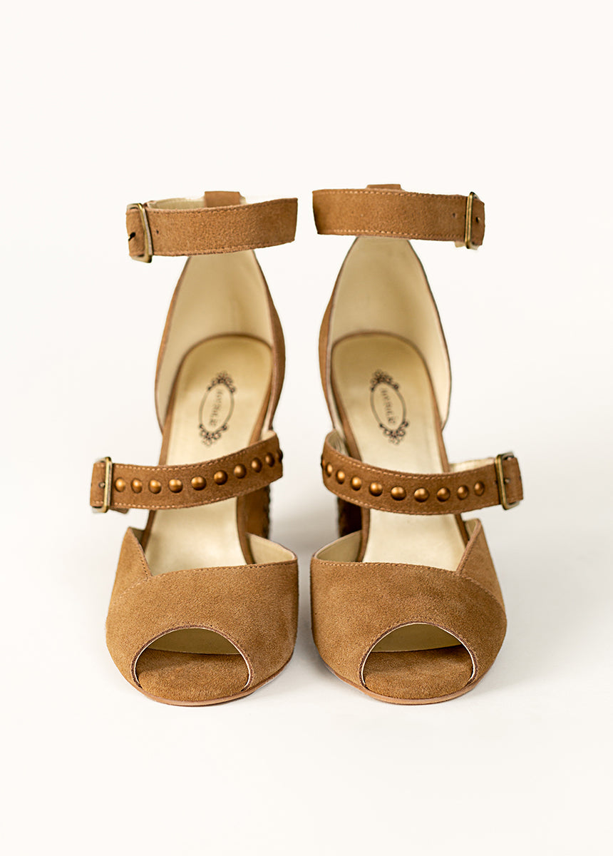 Aquaria High Heel in Nutmeg-My Prom Time