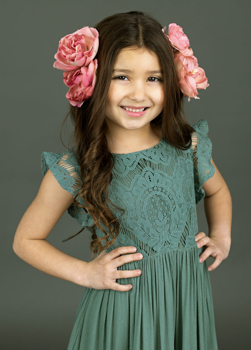 Macy Dress in Beach Sage-My Prom Time