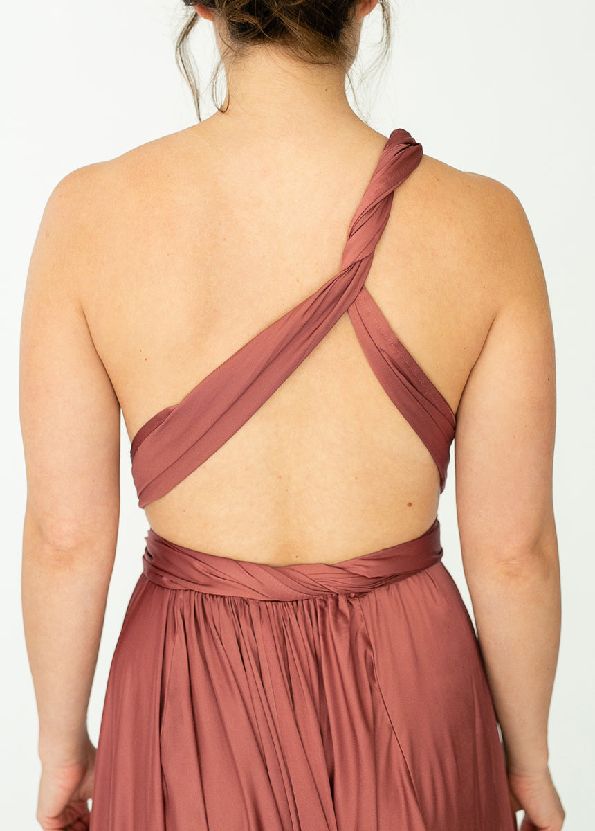 June Impact Dress in Cedarwood-My Prom Time