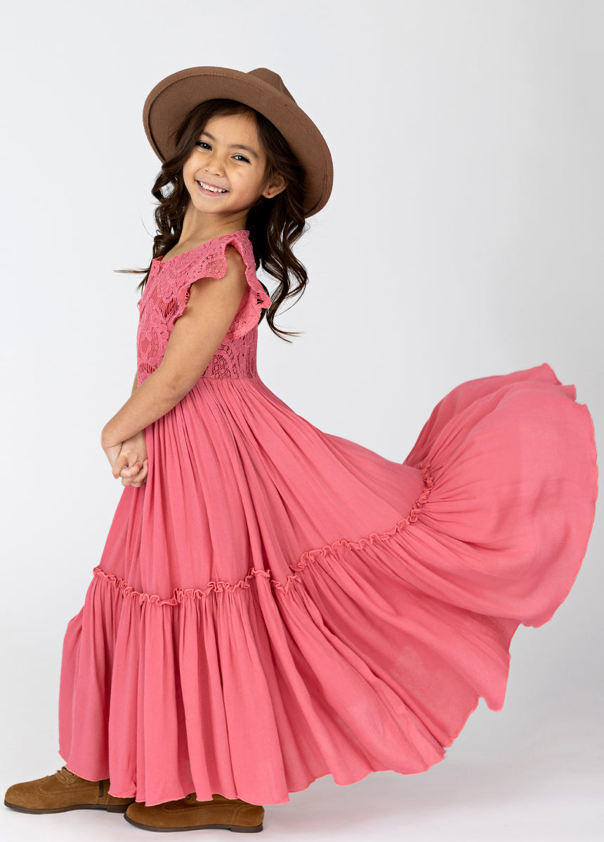 Macy Dress in Wild Rose-My Prom Time