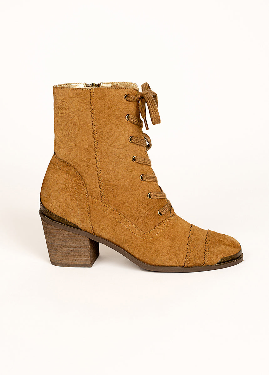 Bonnie Boot in Pecan-My Prom Time