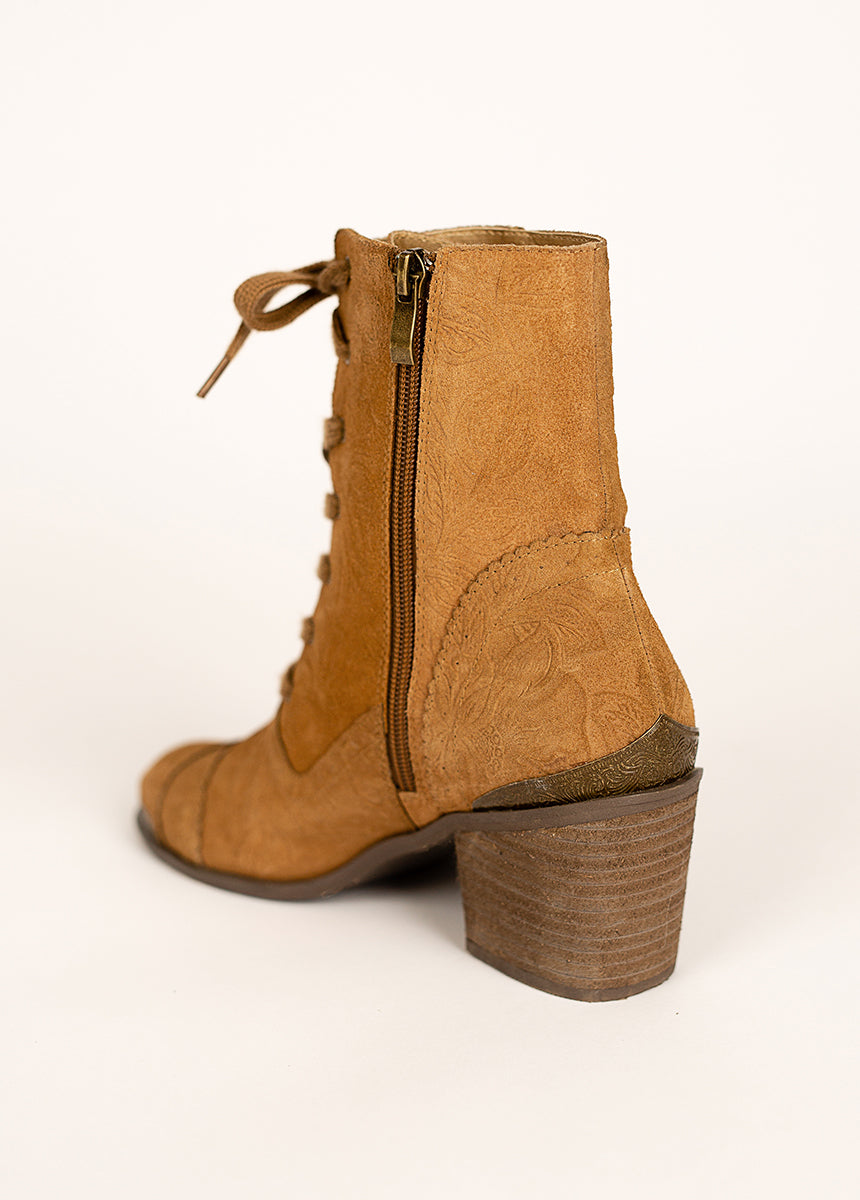 Bonnie Boot in Pecan-My Prom Time