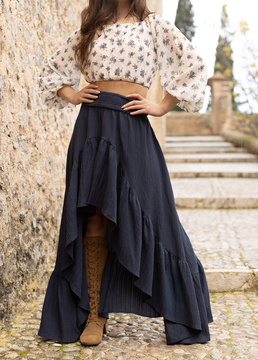 Bae Skirt in Navy-My Prom Time