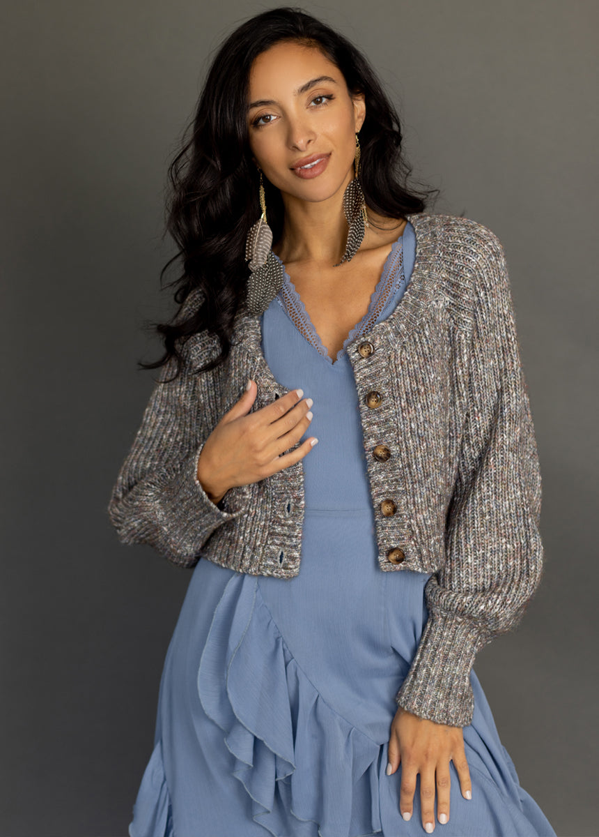 Minerva Cardigan in Cool-My Prom Time