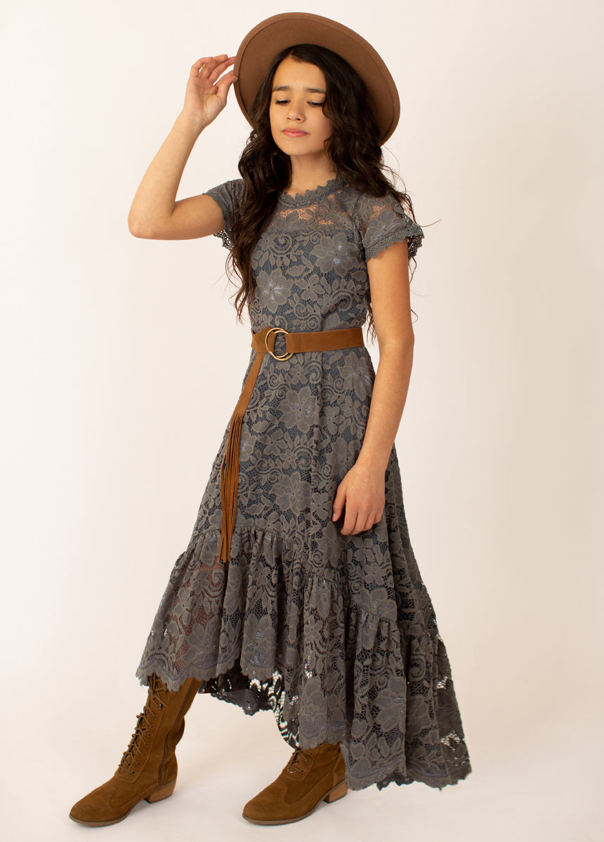 Sara Leather Belt in Nutmeg-My Prom Time