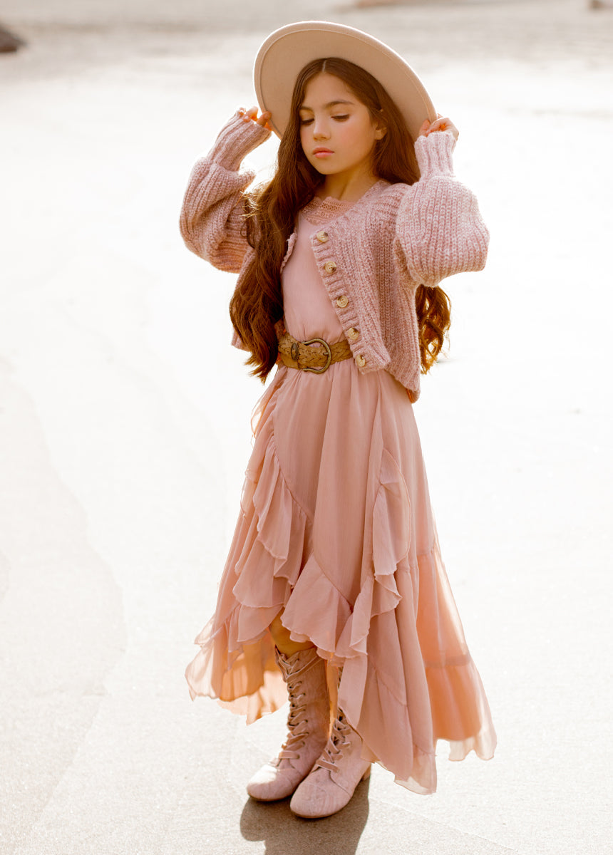 Minnie Cardigan in Warm-My Prom Time