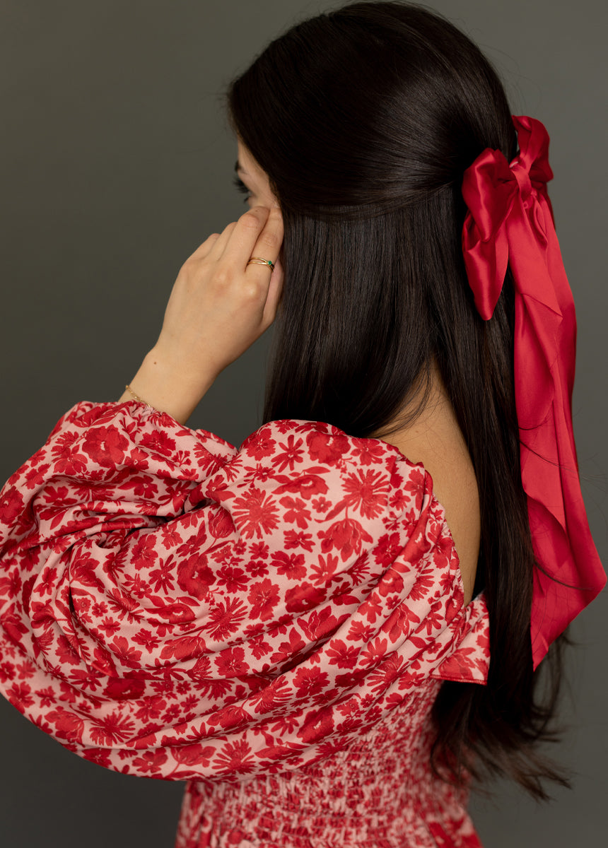 Harli Bow in Red-My Prom Time