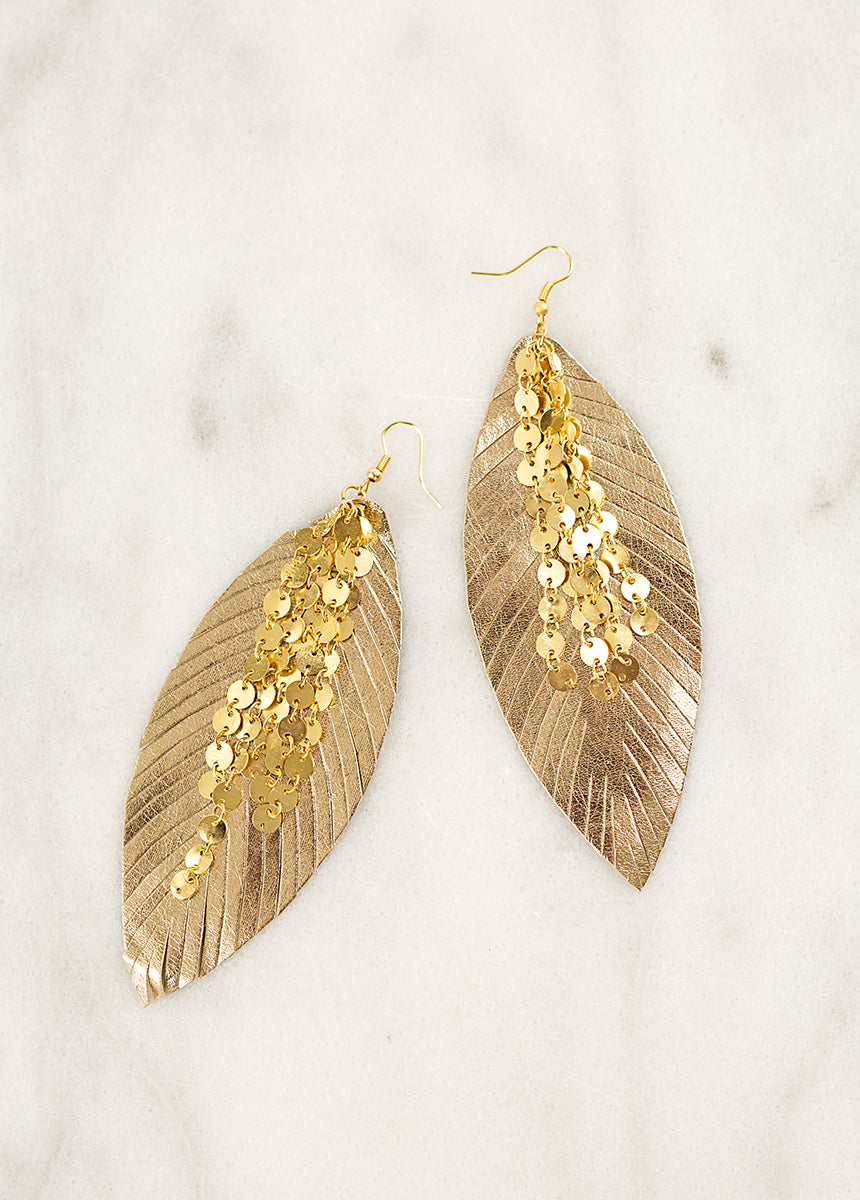 Branwen Earring in Gold-My Prom Time