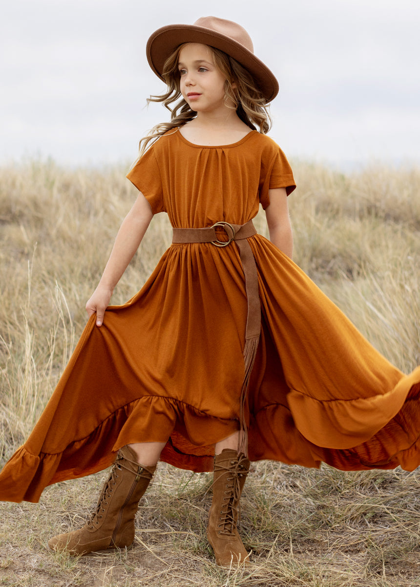 Braelyn Dress in Spice-My Prom Time