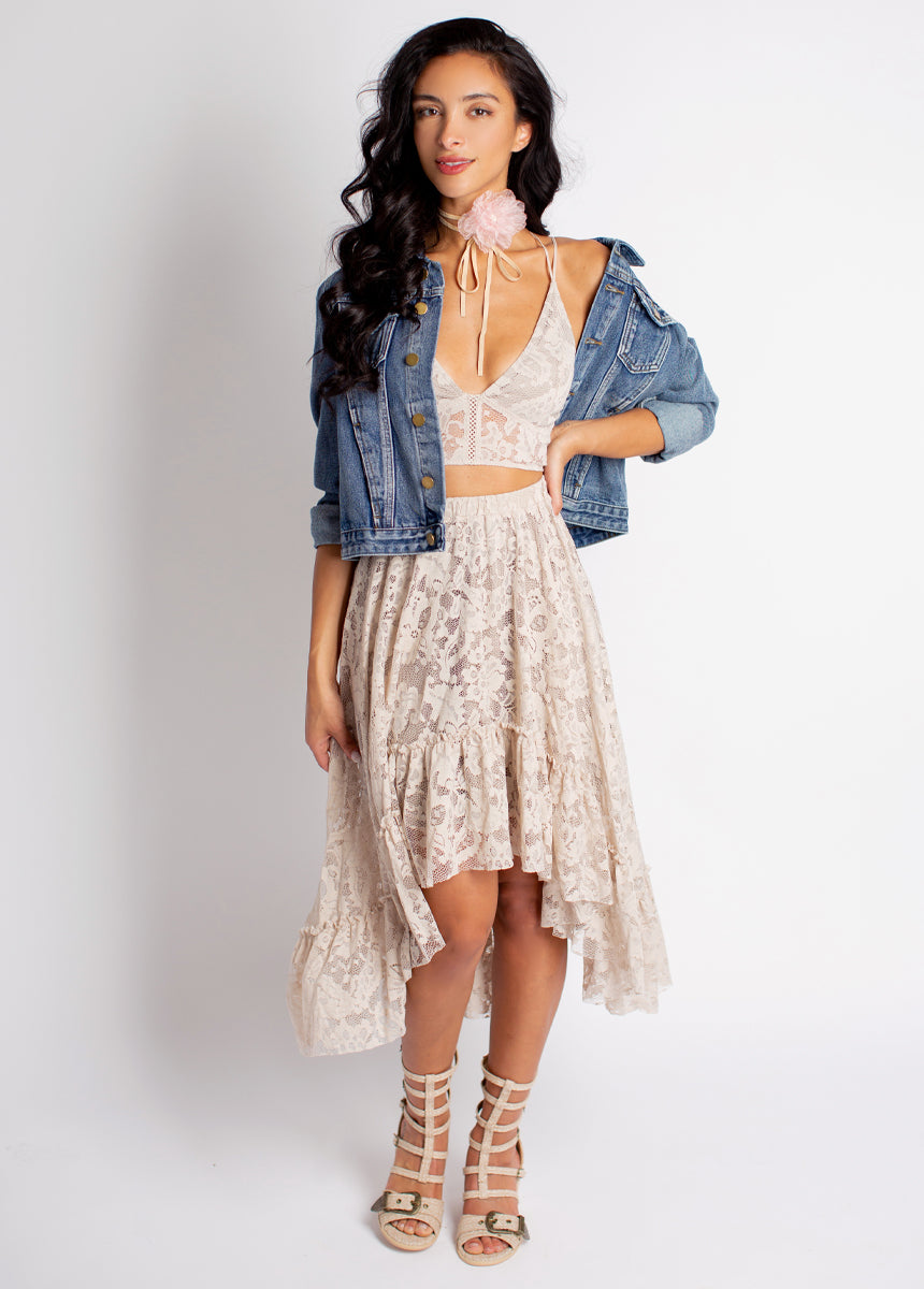 Callia Choker in Shell/Tan-My Prom Time