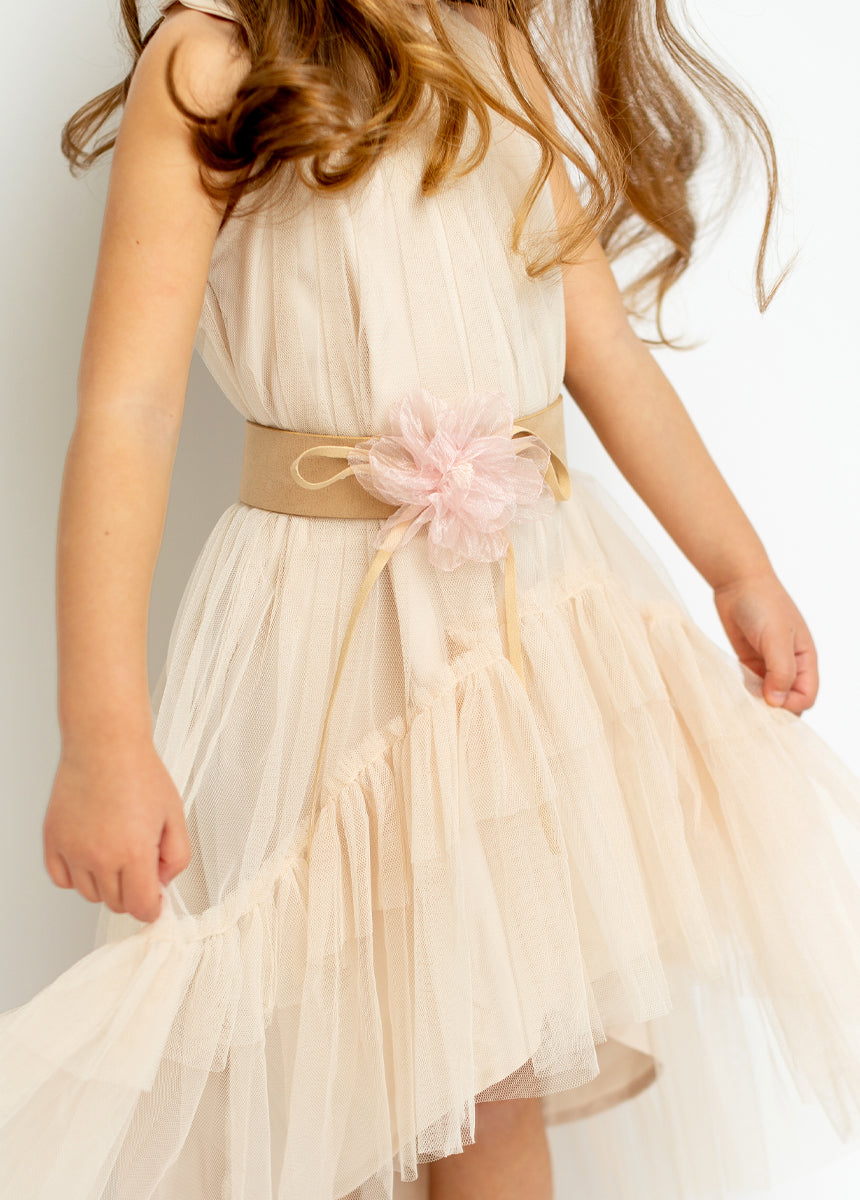 Calliana Belt in Shell/Tan-My Prom Time