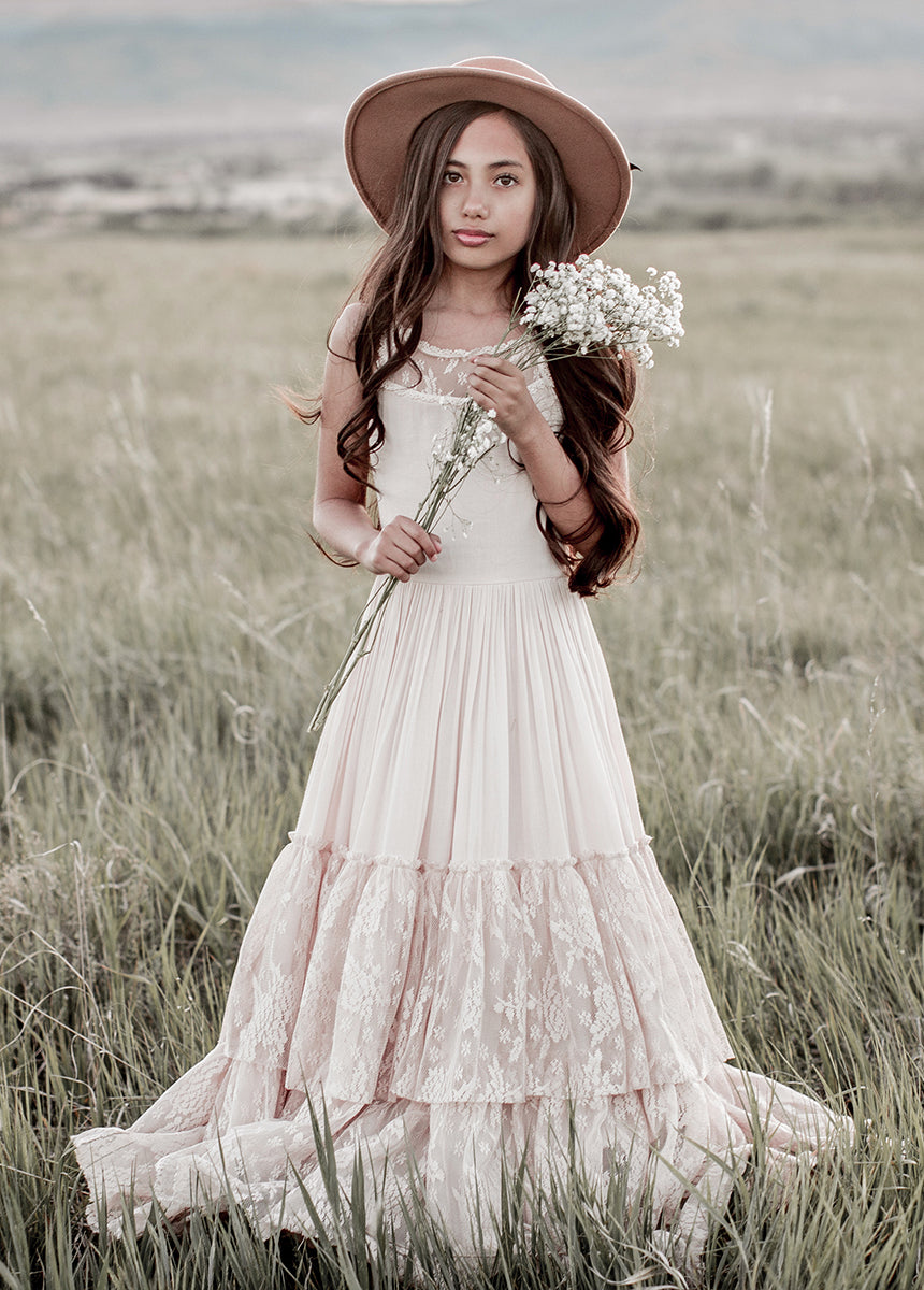 Catrin Dress in Ecru-My Prom Time