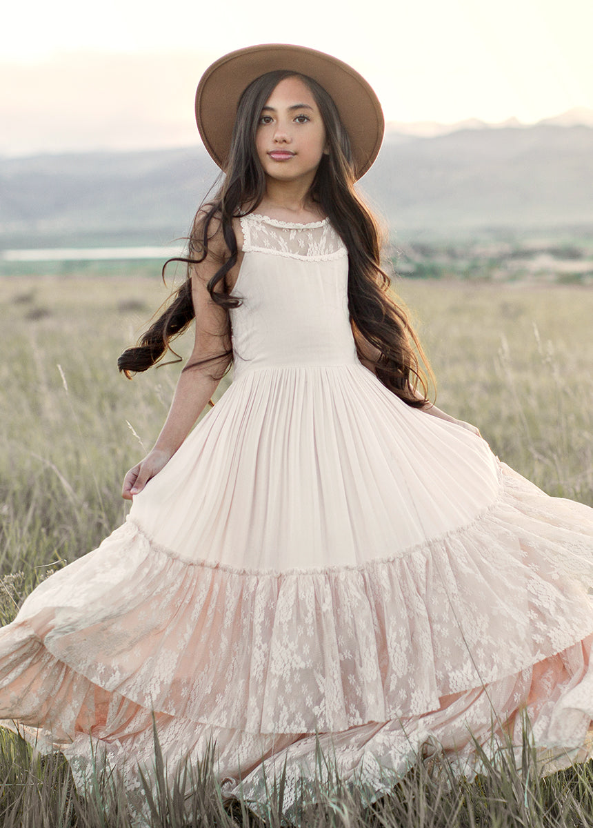 Catrin Dress in Ecru-My Prom Time