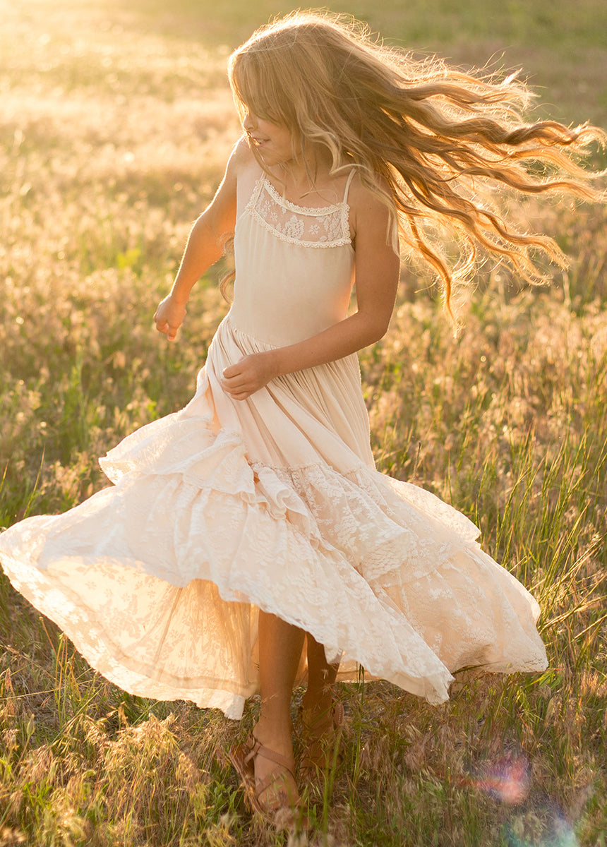 Catrin Dress in Ecru-My Prom Time