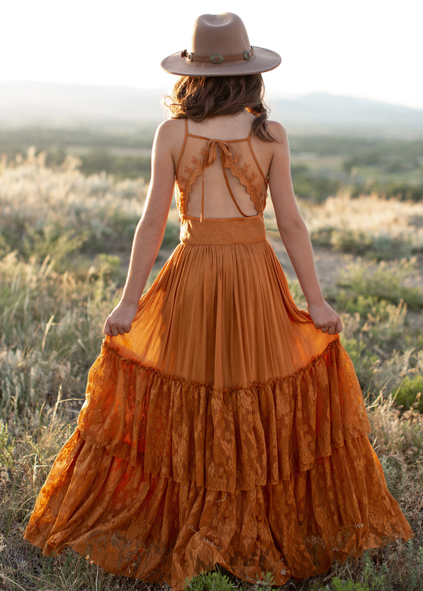 Catrin Dress in Marigold-My Prom Time
