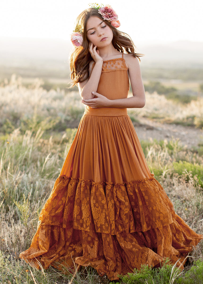 Catrin Dress in Marigold-My Prom Time