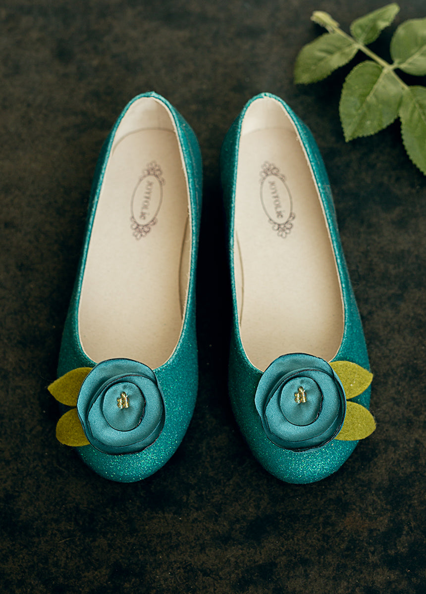 Charlotte Flat in Teal-My Prom Time