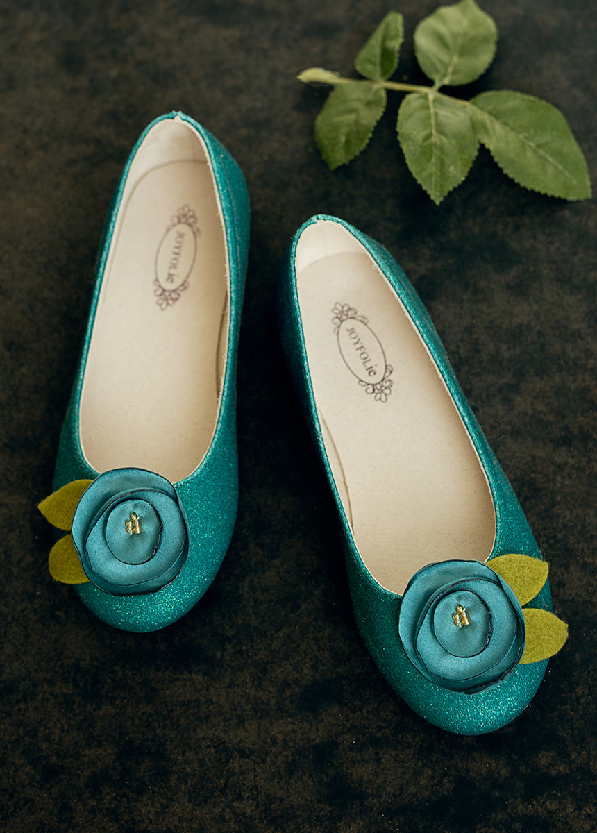 Charlotte Flat in Teal-My Prom Time