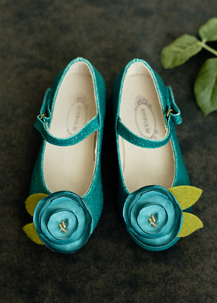Charlotte Flat in Teal-My Prom Time