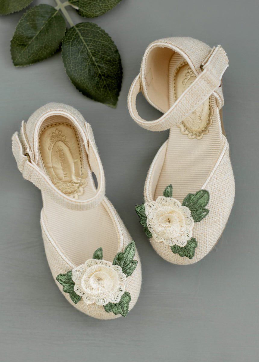 Chenoa Flats in Cream-My Prom Time
