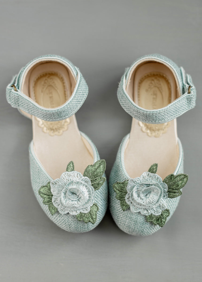 Chenoa Flats in Whisper Blue-My Prom Time