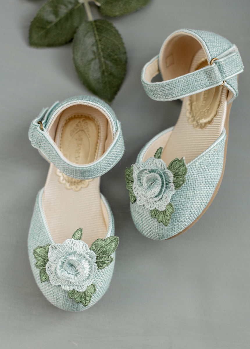 Chenoa Flats in Whisper Blue-My Prom Time