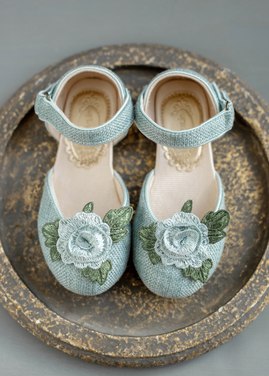 Chenoa Flats in Whisper Blue-My Prom Time
