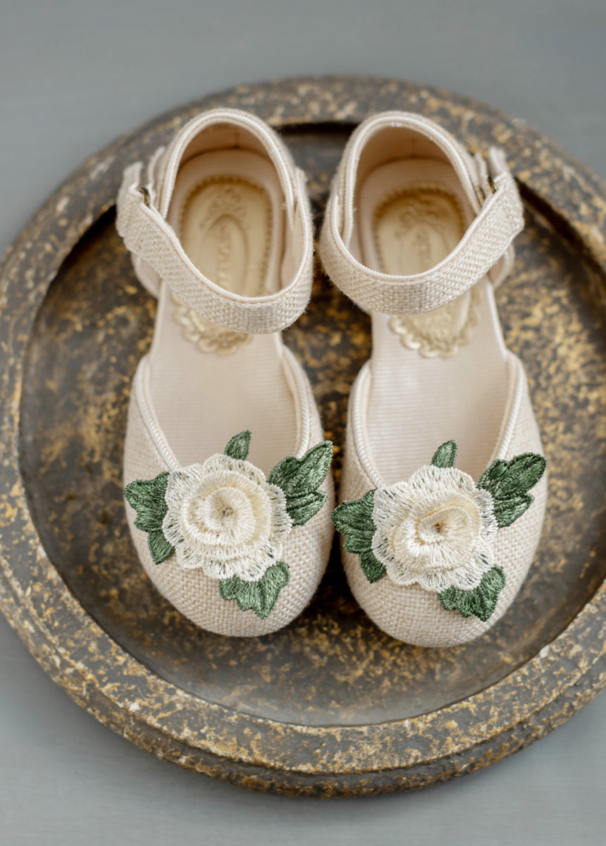 Chenoa Flats in Cream-My Prom Time