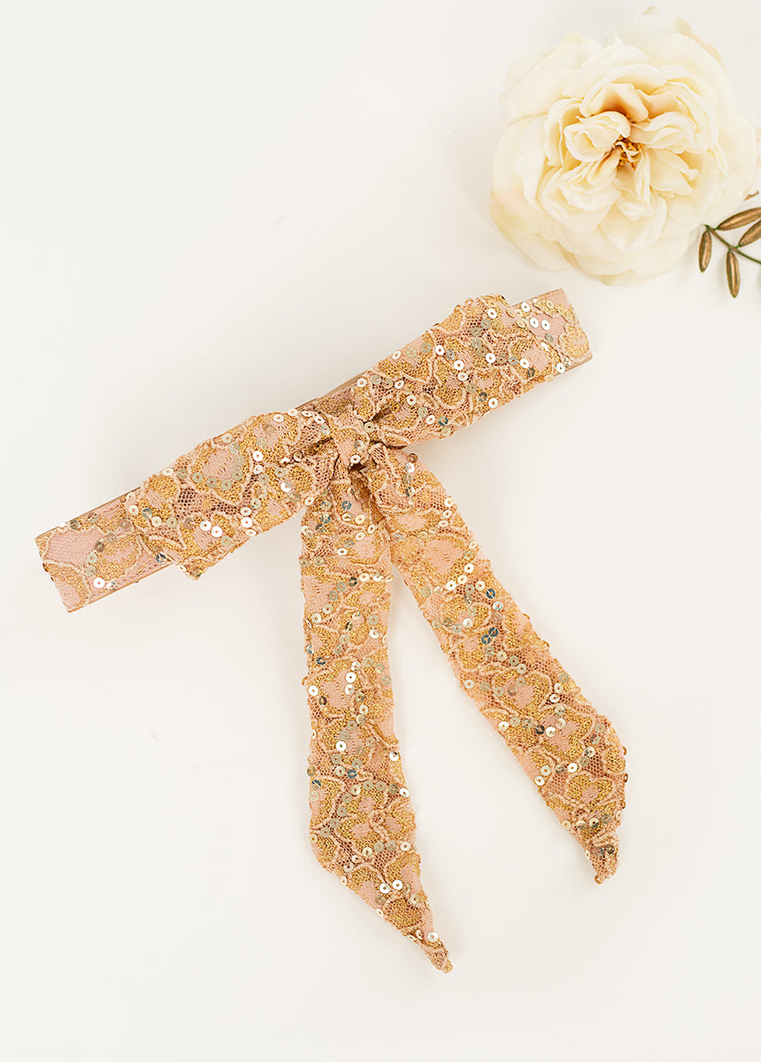 Clea Belt in Blush-My Prom Time