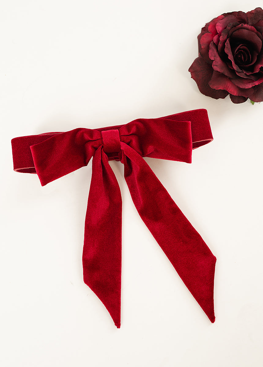 Clea Belt in Crimson-My Prom Time