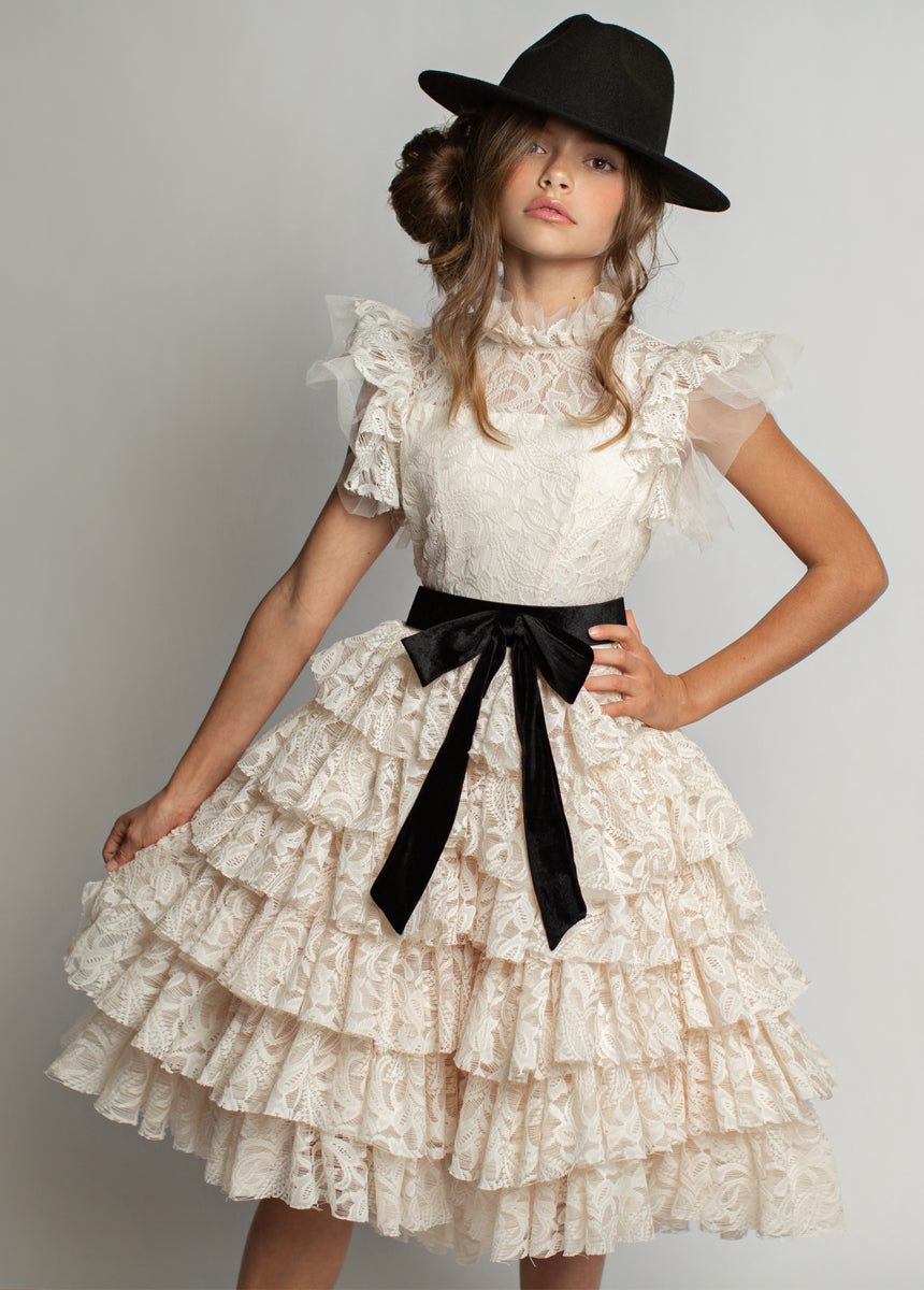 Clea Belt in Black-My Prom Time