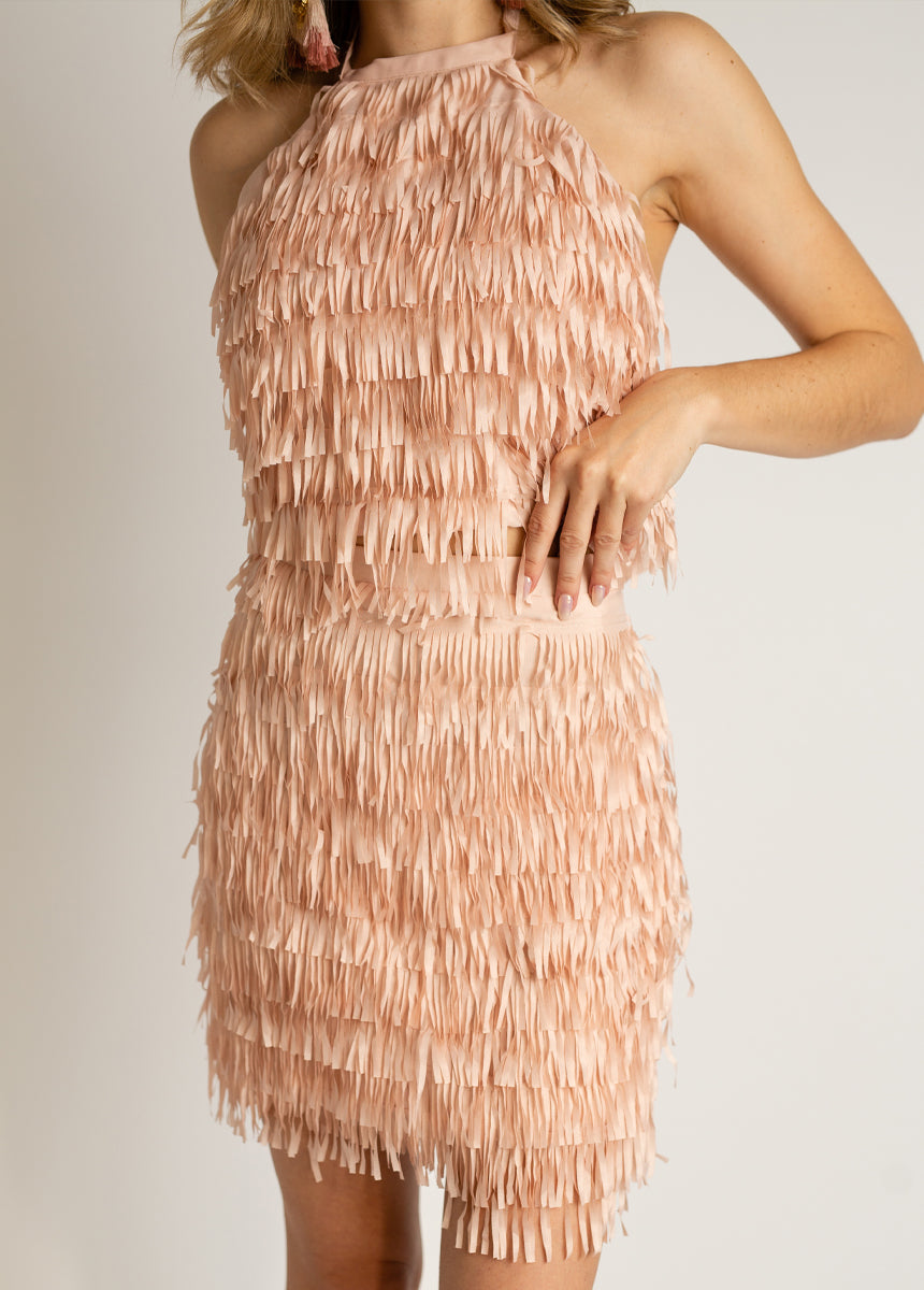 Cleo Top in Blush-My Prom Time