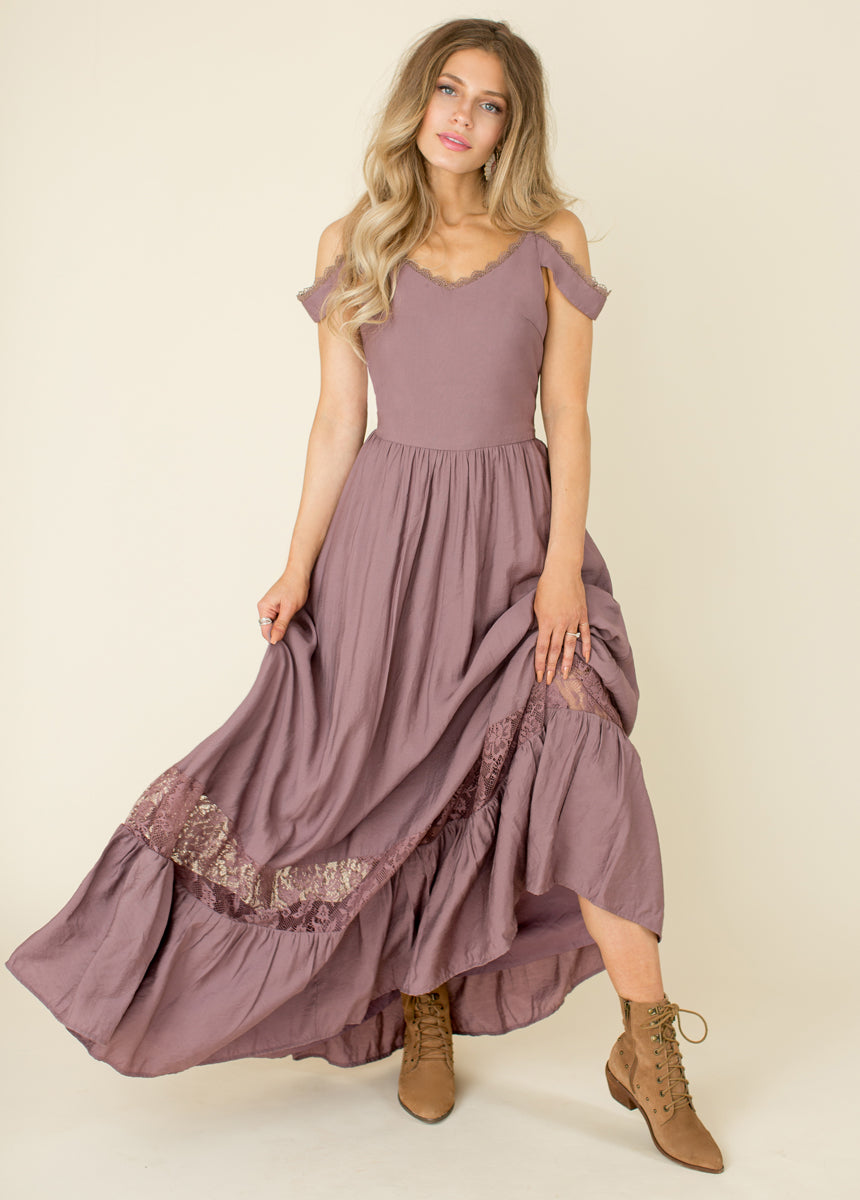 Coral Dress in Orchid-My Prom Time