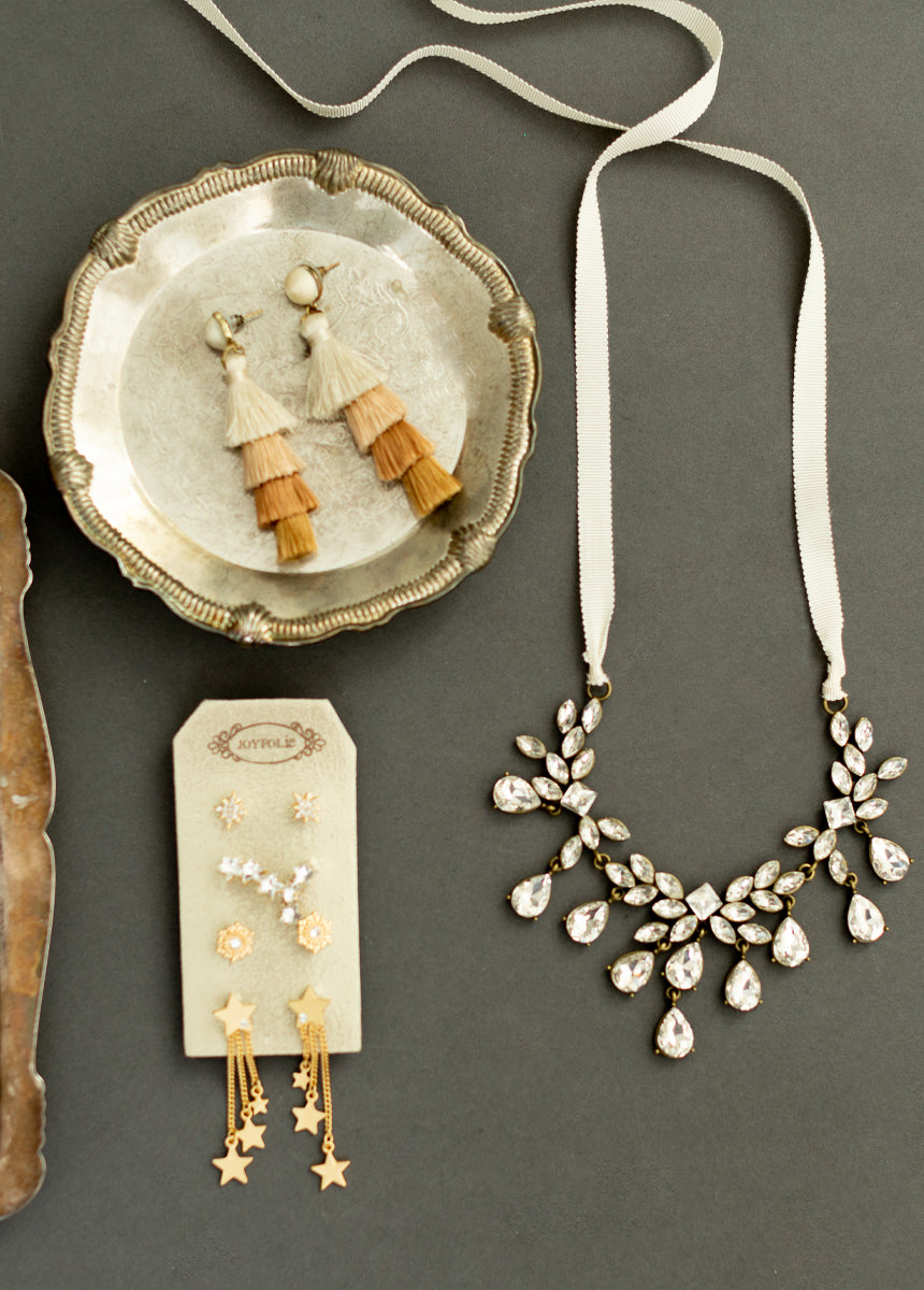 Cosmo Stud Set in Matte Gold-My Prom Time