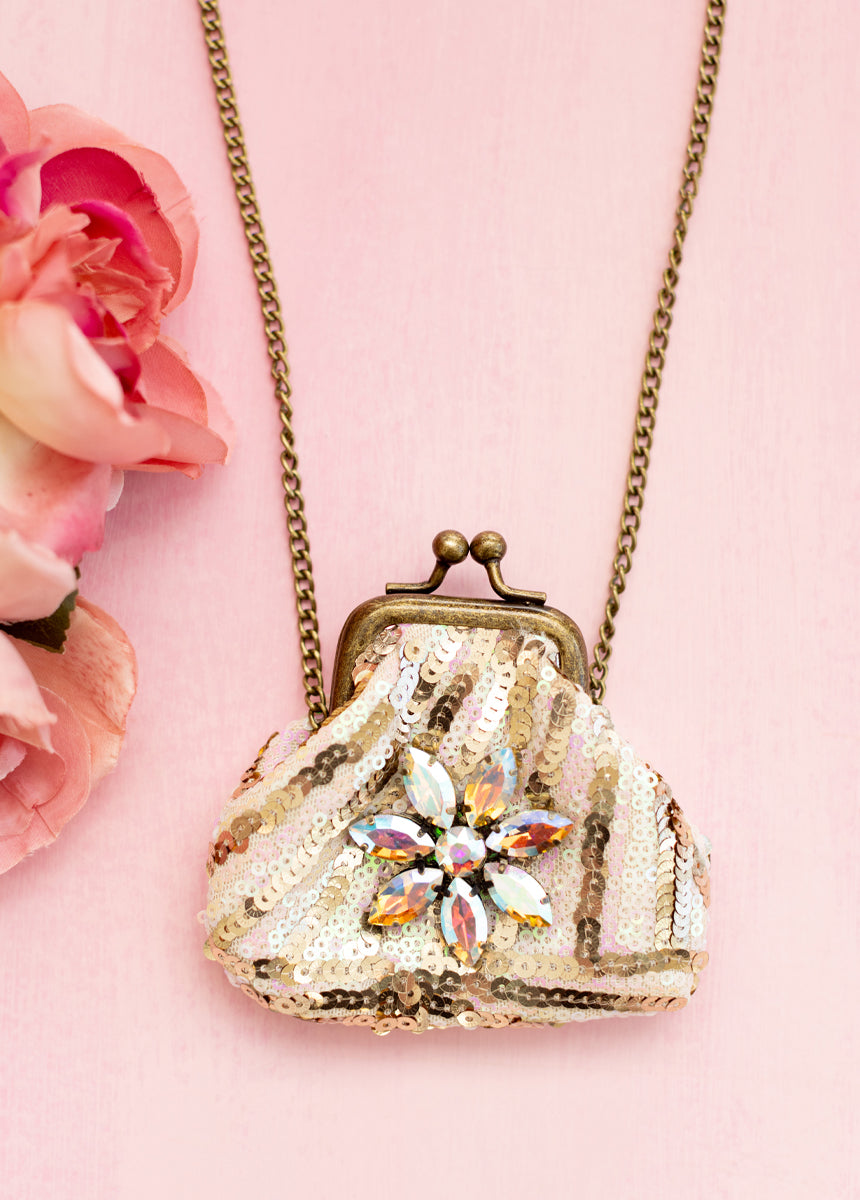 Deavaney Coin Purse in Pink Glam-My Prom Time