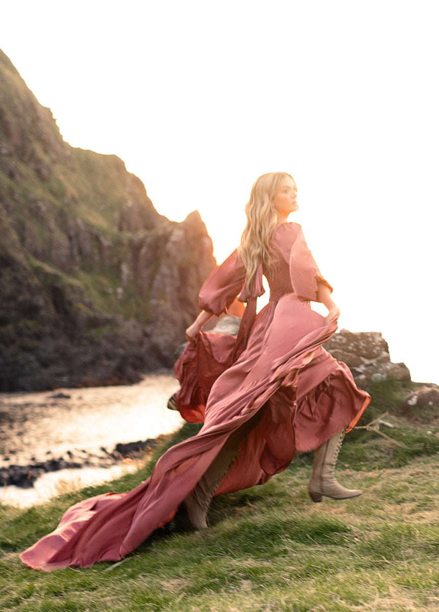 Lorna Impact Dress in Cedarwood-My Prom Time