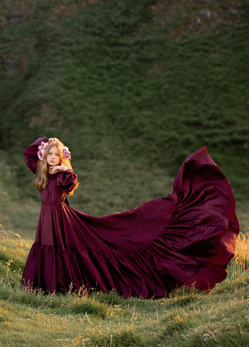 Leana Impact Dress in Plum-My Prom Time