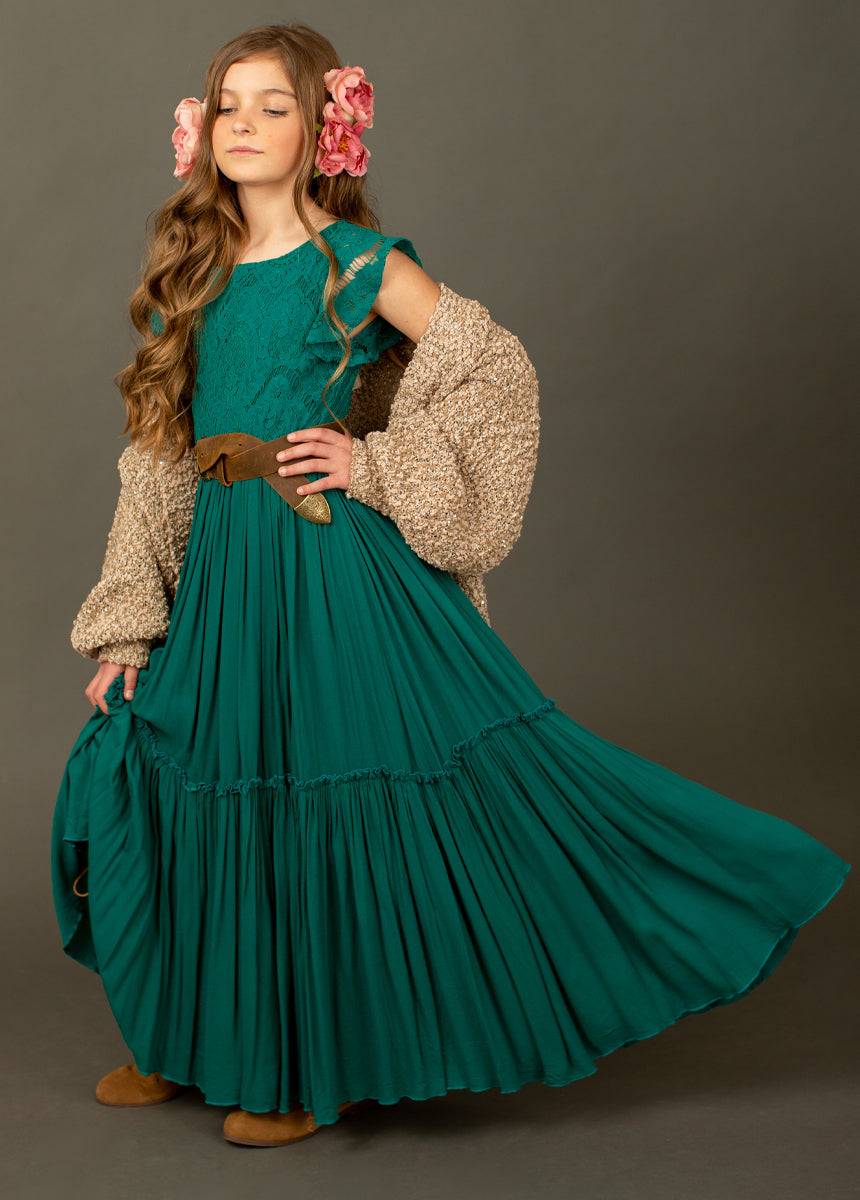 Macy Dress in Teal-My Prom Time