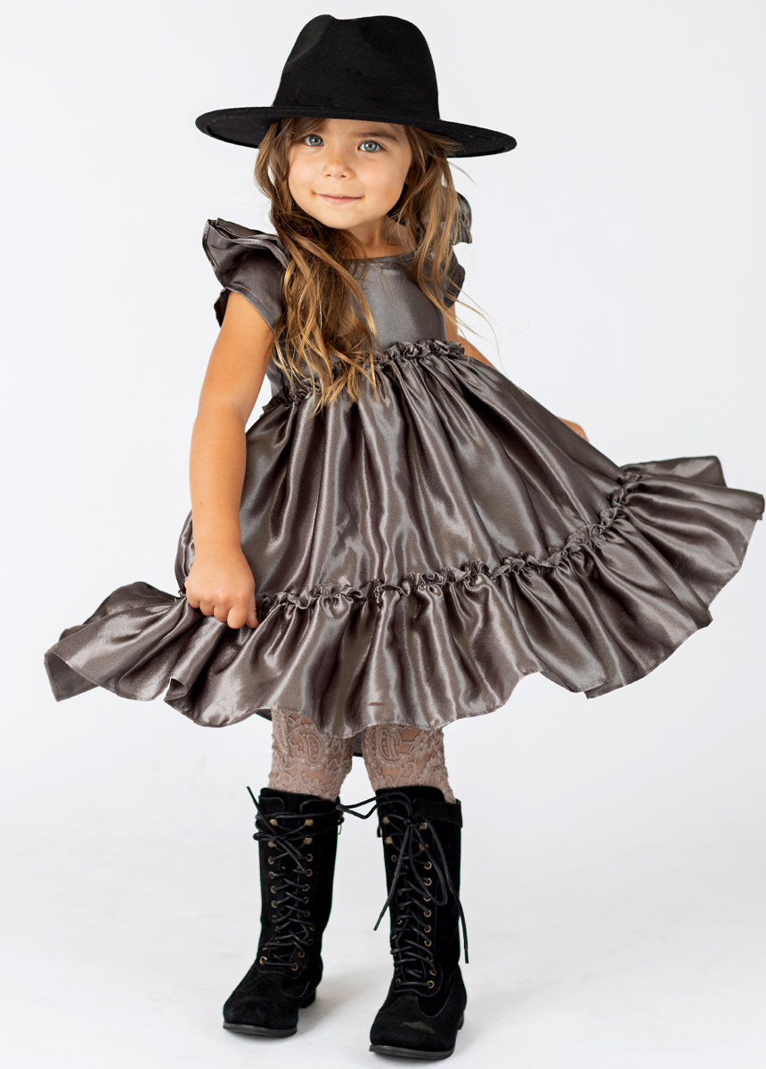 Elea Lace Leggings in Taupe-My Prom Time