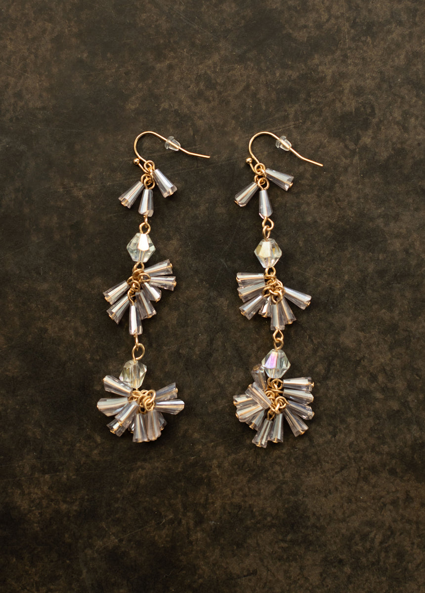 Aries Cluster Earrings in Iridescent-My Prom Time